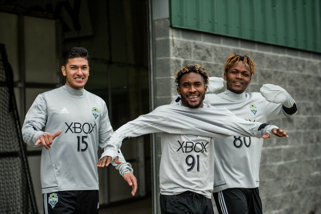 Sounders players prepare for preseason workouts.( Sounders.Com)